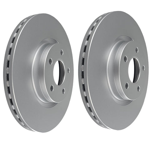 Pair Front Brake Rotors for Ford Escape ZG, Focus LV LW LS LT, Kuga TE TF, Volvo C30 C70 S40 V40 V50