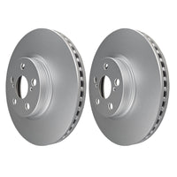 Pair Front Brake Rotors for Toyota Corolla ZRE172 275mm