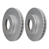 2x Basco Front Brake Rotor for GWM Tank 300, Ute Cannon 2020~Onward