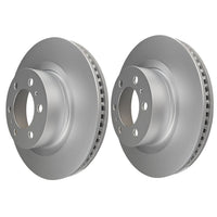 Pair Basco Front Brake Rotors for Toyota LandCruiser LC300 FJA300 Prado GDJ251
