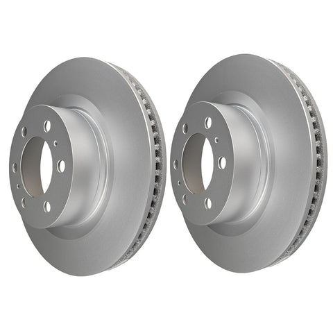Pair Basco Front Brake Rotors for Toyota LandCruiser LC300 FJA300 Prado GDJ251