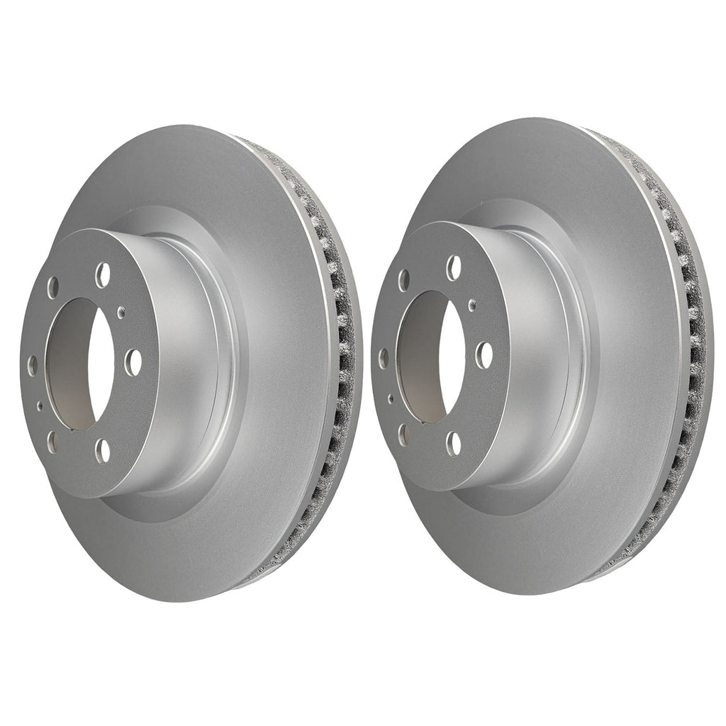 Pair Basco Front Brake Rotors for Toyota LandCruiser LC300 FJA300 Prado GDJ251
