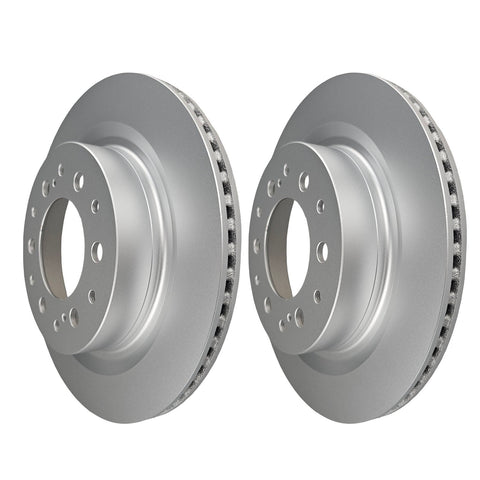 Basco Pair Rear Brake Rotors for Toyota LandCruiser LC300 FJA300 Prado GDJ251