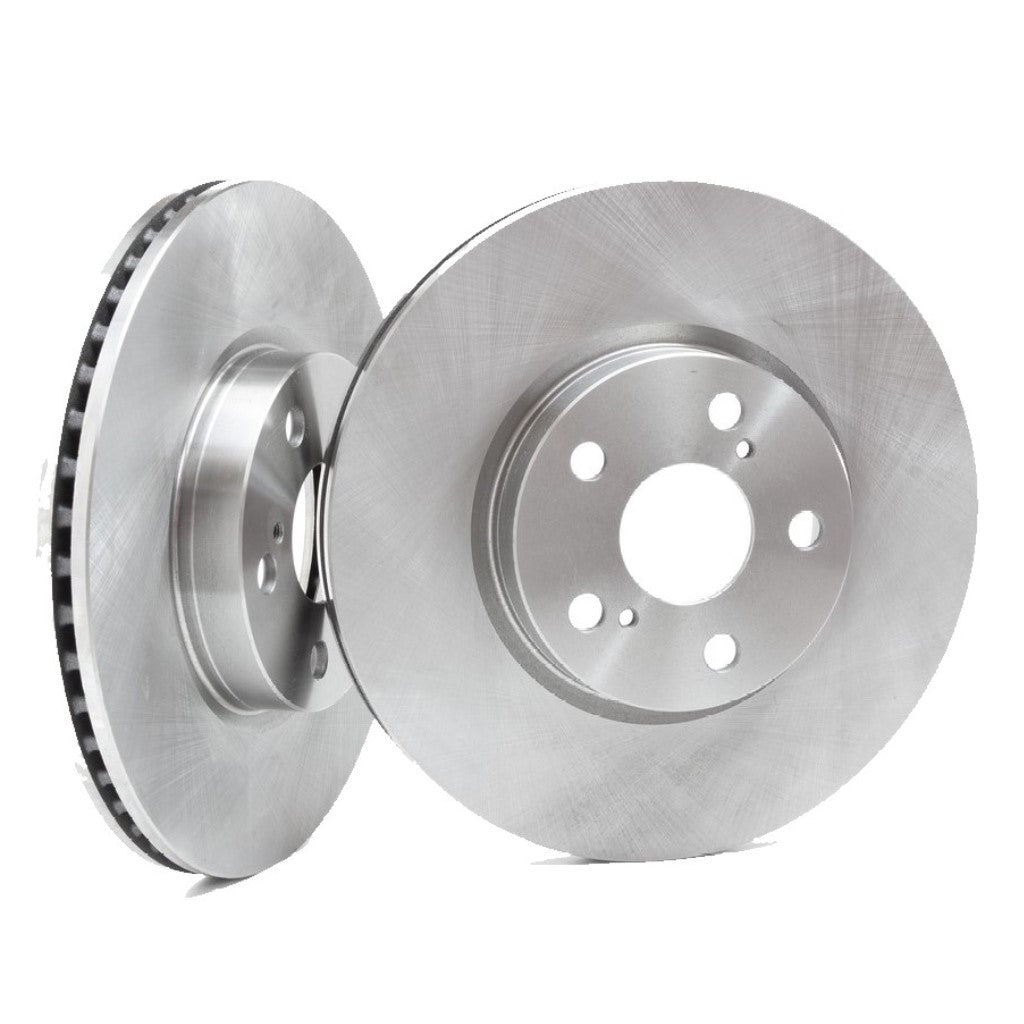 2x Front Disc Brake Rotors For Toyota Corolla ZRE182 ZRE152 ZRE142