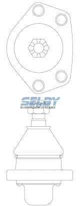 Ball Joint Upper Fits Corona MKII, RT104, RT118 BJ128 - Selby