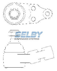 Ball Joint Lower Fits Transit Van BJ1300 - Selby