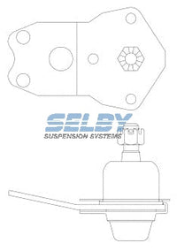 Ball Joint Lower Fits TE-TF Cortina BJ152 - Selby
