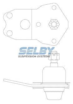 Ball Joint Lower Fits TE-TF Cortina BJ152 - Selby