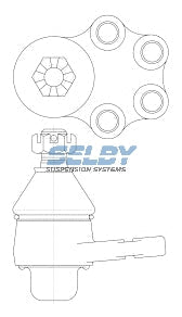 Ball Joint Lower Fits Datsun 120Y, Sunny B310, 1200 UTE BJ176 - Selby