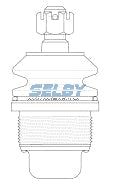Ball Joint Upper Fits Rodeo 1972-81 BJ201 - Selby