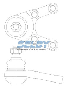 Ball Joint Lower Fits L200 MB - MD, L300 SC - SE 4WD, Pajero NA - NG, Triton ME - MH BJ215 - Selby