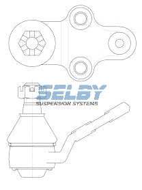 Ball Joint Lower Fits Corolla AE80, AE82 BJ233 - Selby