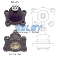 Ball Joint Front Lower Fits Toyota Hilux 98-05 4WD, Hilux SURF 89-97 RZN, LN, KDN, KZN, RN, VZN, YN BJ265 - Selby