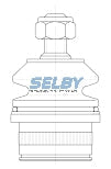 Ball Joint Lower Fits Fairlane NA - NL, Falcon EA - EL BJ318 - Selby