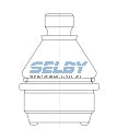 Ball Joint Upper Fits Falcon All AU, BA, BF BJ396 - Selby