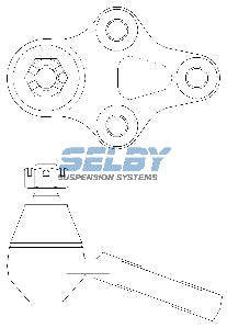 Ball Joint Lower Fits Vitara 5/1988 - 1998 BJ7542 - Selby