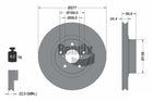 2x Bendix Front Brake Rotors for Subaru Forester SF Outback BG BH BR Impreza GD