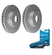 Front Bendix Brake Pads + Rotors for Lexus Toyota MCX10 MCV20 ACR30 ACR30 VCV10