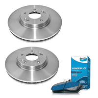 Bendix Front Brake Pads + Rotors for Hyundai Santa Fe CM, Kia Sorento XM