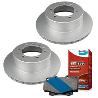Bendix Rear Brake Pads + Rotors for Nissan Patrol GQ Y60, Ford Maverick DA Y60, DB1146
