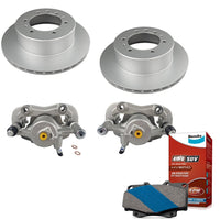 Bendix Rear Brake Pads + Rotors for Nissan Patrol GQ Y60, Ford Maverick DA Y60, DB1146