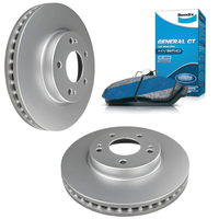 Bendix GCT Rear Brake Pads+Rotors for Subaru Forester SK9 SKE Outback BT9 BTA