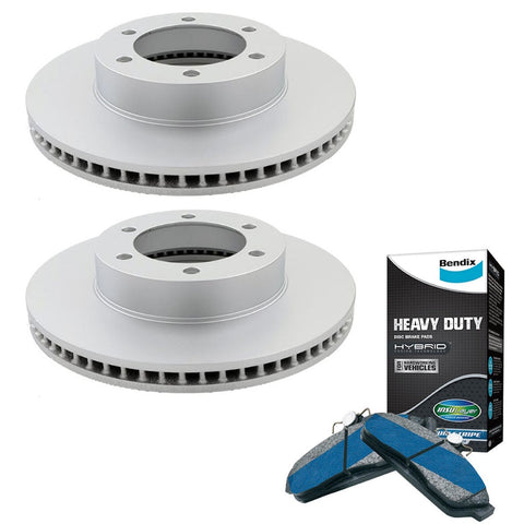 Bendix Brake Pads + Rotors for Toyota Landcruiser VDJ200 GRJ200 UZJ200, Lexus LX450D VDJ201, LX570 URJ201