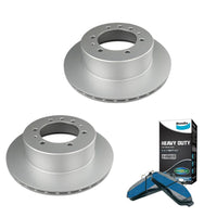Bendix HD Rear BrakePads+Rotors for Toyota LandCruiser LC300 FJA300 Prado GDJ251