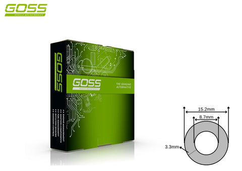 Brake Vacuum Hose 9mm BV90L300 - Goss