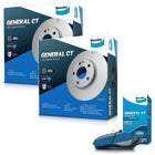 Bendix Front Brake Pads + Rotors for Honda Accord Euro CL9, Accord V6 CP CP3, Accord VTi CP CP2