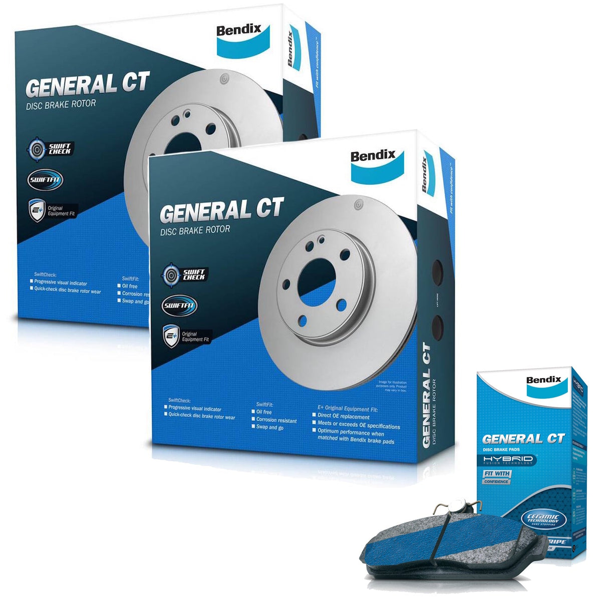 Bendix Rear Brake Pads + Rotors for Holden Calais VE VF, Caprice WM, Commodore SS, SS-V VE VF, Statesman WM V8