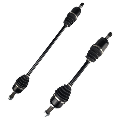 Pair Front CV Joint Drive Shafts for Honda Civic FD FD1 Auto