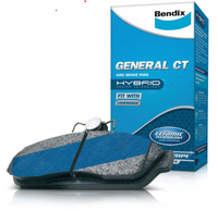 Front Bendix GCT Brake Pads for Toyota Corolla ZRE152 ZRE153 ZRE172 ZRE182, Rav4 ACA33 ALA30 GSA33