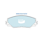 Bendix Front Brake Pad Set for Toyota Auris Prius RAV4 - DB1801 GCT
