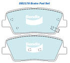 Bendix Brake Pad Set for Hyundai Santa Fe CM DM | Kia Sorento XM - DB2178-4WD