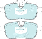 Bendix GCT Rear Brake Pads for BMW Z4 23i, 20i, 28i E89 DB2257-GCT
