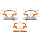 Rear Disc Brake Pad Set for Mitsubishi ASX XA XB Outlander ZJ, ZK, ZL Mech