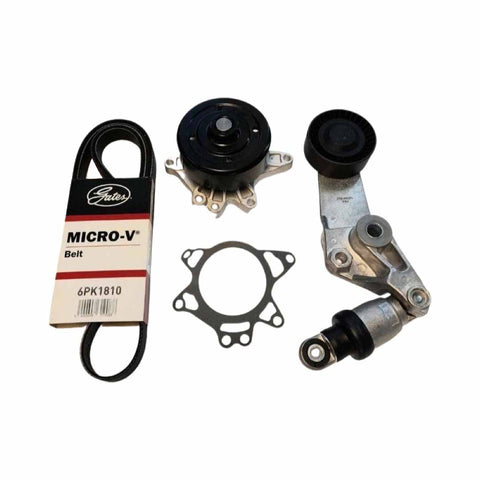 Engine Belt Water Pump & Drive Belt Tensioner For Toyota Corolla ZZE122 1.8L 1ZZFE