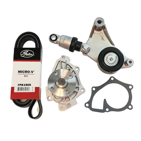 Drive Belt Water Pump & Tensioner Kit For Toyota Camry ACV40 2AZFE 2006-06/2009