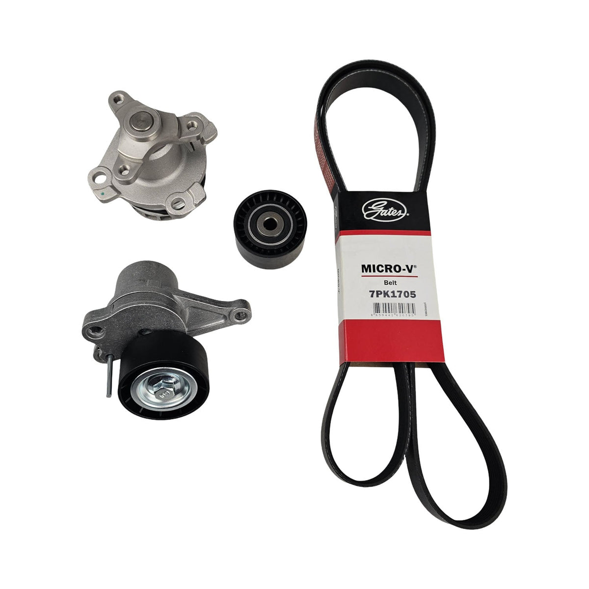 Drive Belt Idler Water Pump & Tensioner Kit For Nissan X-Trail T31 2.0L M9R