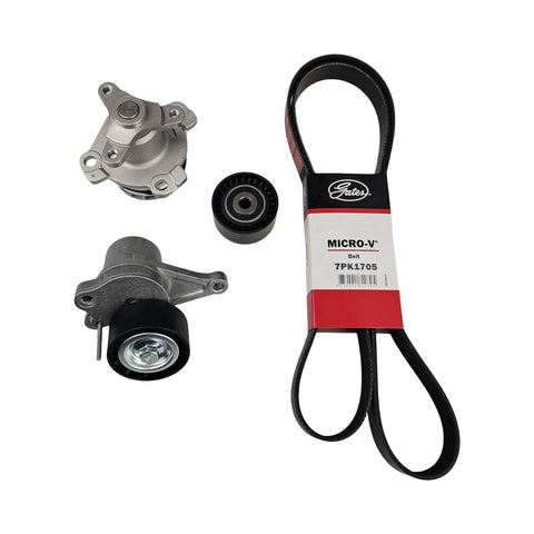 Drive Belt Idler Water Pump & Tensioner Kit For Nissan X-Trail T31 2.0L M9R