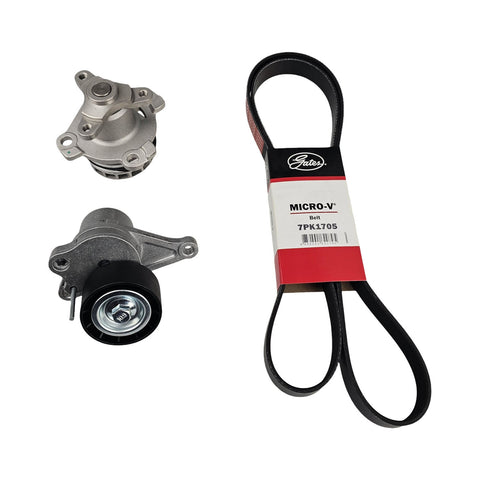 Drive Belt Water Pump & Tensioner Kit For Nissan X-Trail T31 2.0L M9R