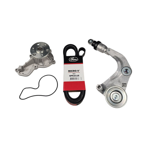 Engine Drive Belt Tensioner & Water Pump Kit For Honda HRV HR-V RU5 1.8L R18ZF
