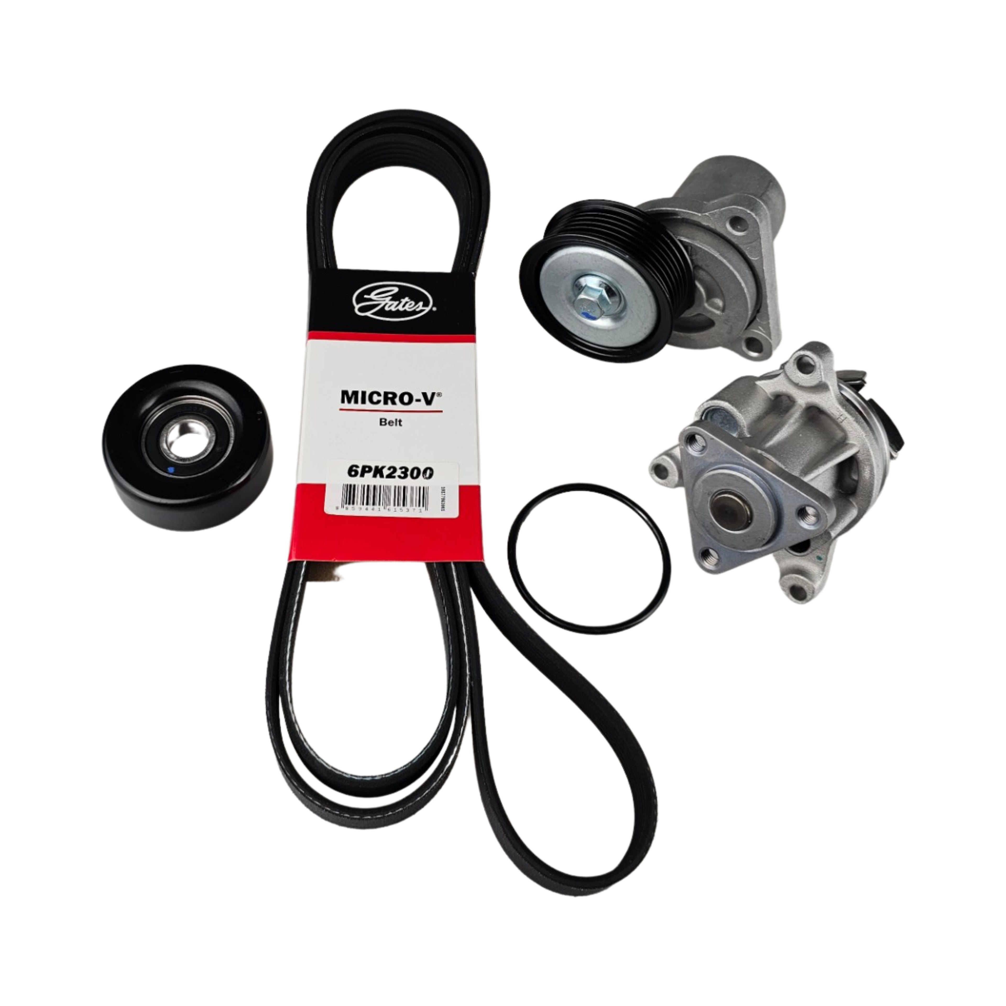 Drive Belt Idler Tensioner & Water Pump Kit For Mazda CX-7 ER5 2.5L L5 FWD Auto