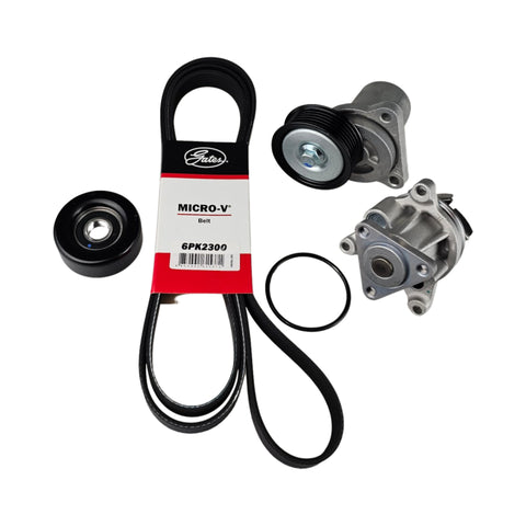 Drive Belt Idler Tensioner & Water Pump Kit For Mazda CX-7 ER5 2.5L L5 FWD Auto