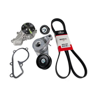 Drive Belt Idler Tensioner & Water Pump Kit For For i30 G4NB Sportage G4NA w/ AC