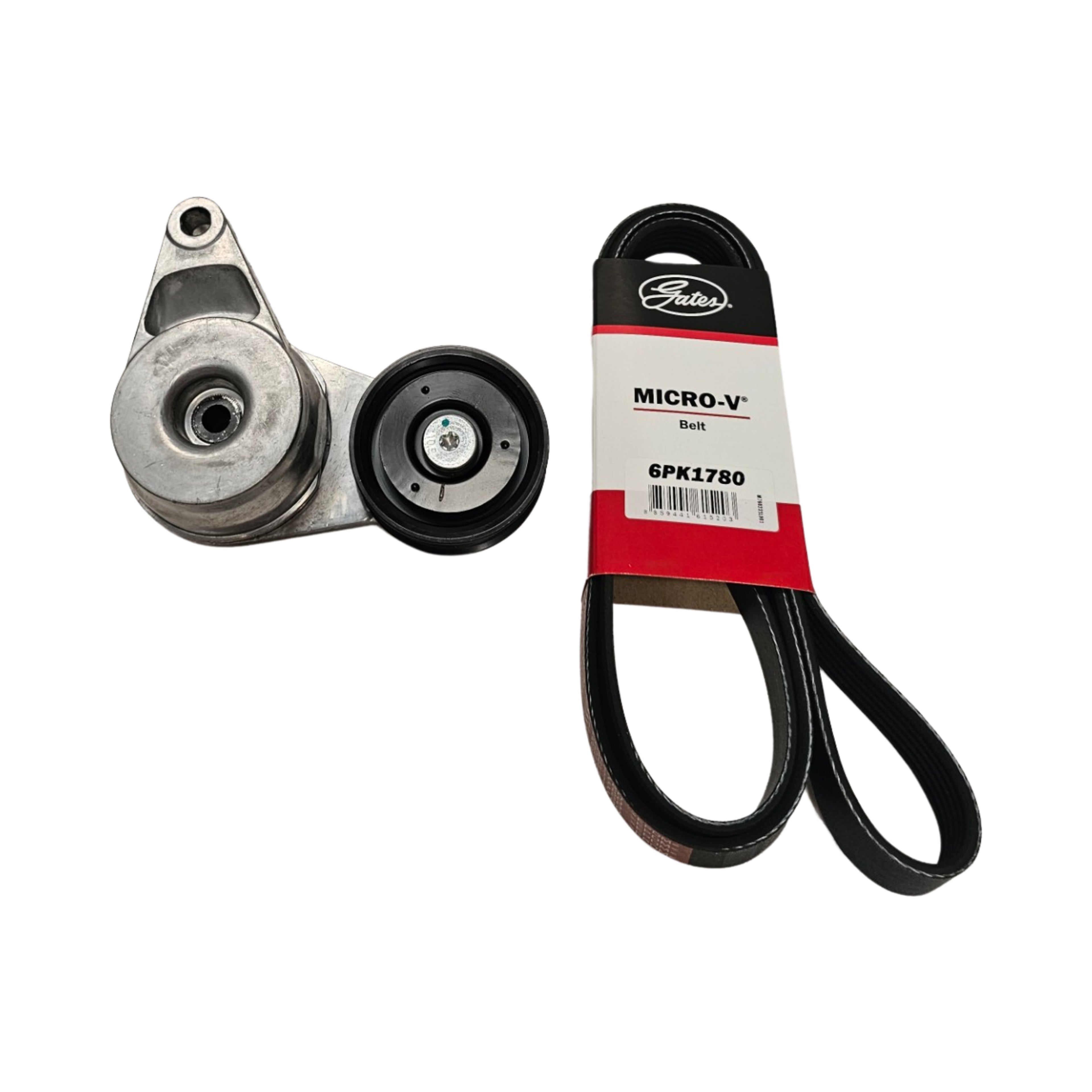 Drive Belt & Tensioner Kit For Hyundai i30 G4NB Kia Sportage G4NA w/ AC