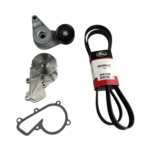 Drive Belt Tensioner & Water Pump Kit For i30 G4NB Sportage G4NA w/ AC