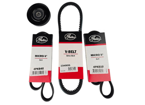 Drive, Fan Belt Set and Pulley Kit for Kia Rio JB G4ED 1.6L G4EE 1.4L 2005-2011