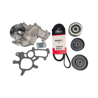 Drive Belt Water Pump Engine Pulleys For Toyota Hiace KDH201 KDH206 3.0L 1KDFTV
